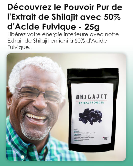 Shilajit Pure de l'Himalaya