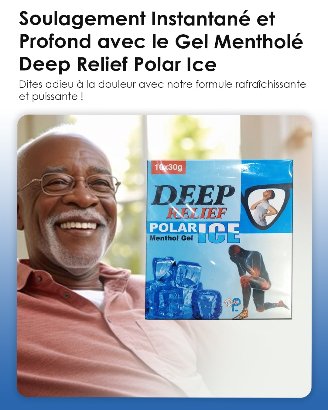 Gel Mentholé - deep relief polar ice